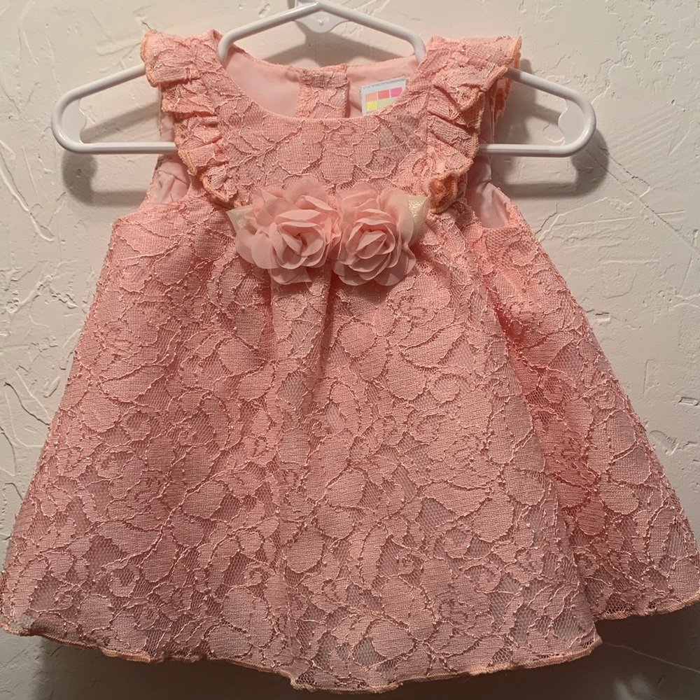 Healthtex Infant Dress 0-3 Months Pink